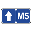 Дорожный знак 6.14.2 «Номер маршрута» (металл 0,8 мм, II типоразмер: 350х700 мм, С/О пленка: тип А коммерческая)